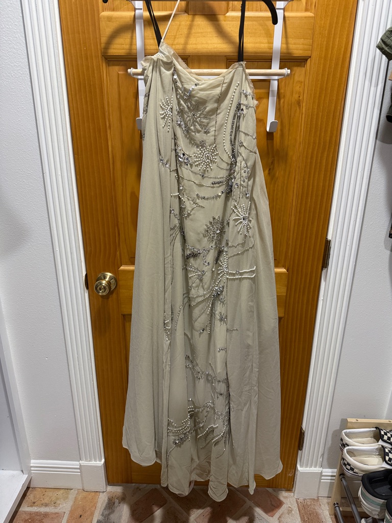 Arrange Scattered Embellished Trapeze Dress Size 8 Nwt